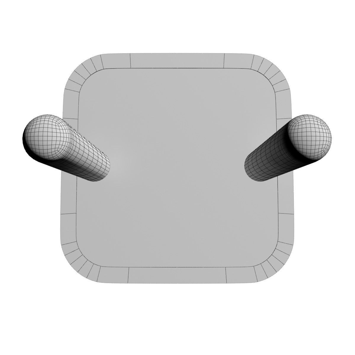 Apple 5W USB Power Adapter 3D model_6