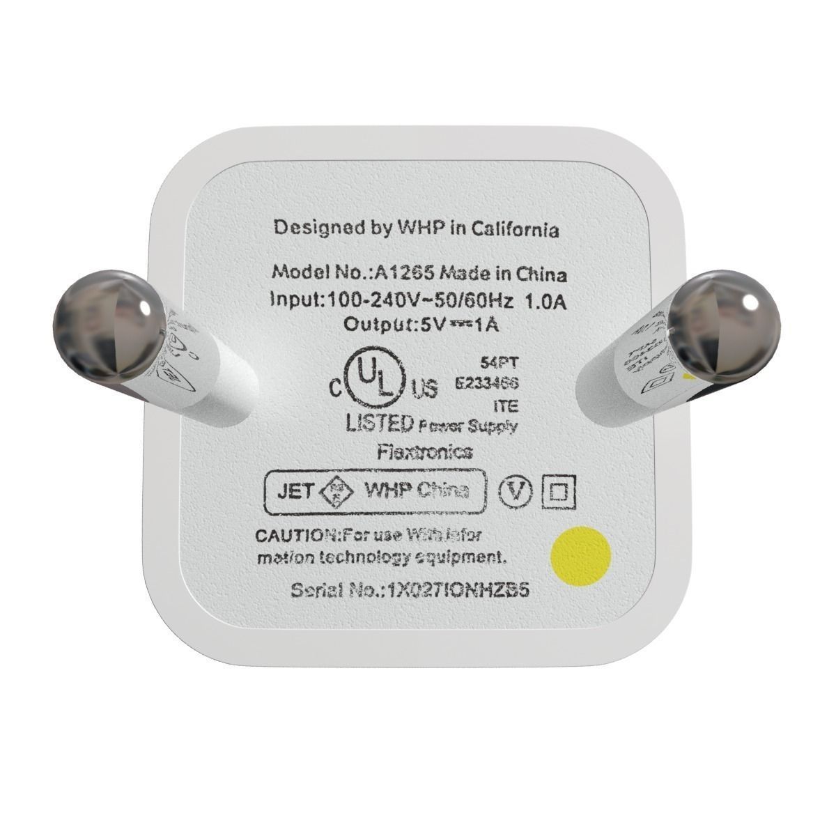 Apple 5W USB Power Adapter 3D model_4