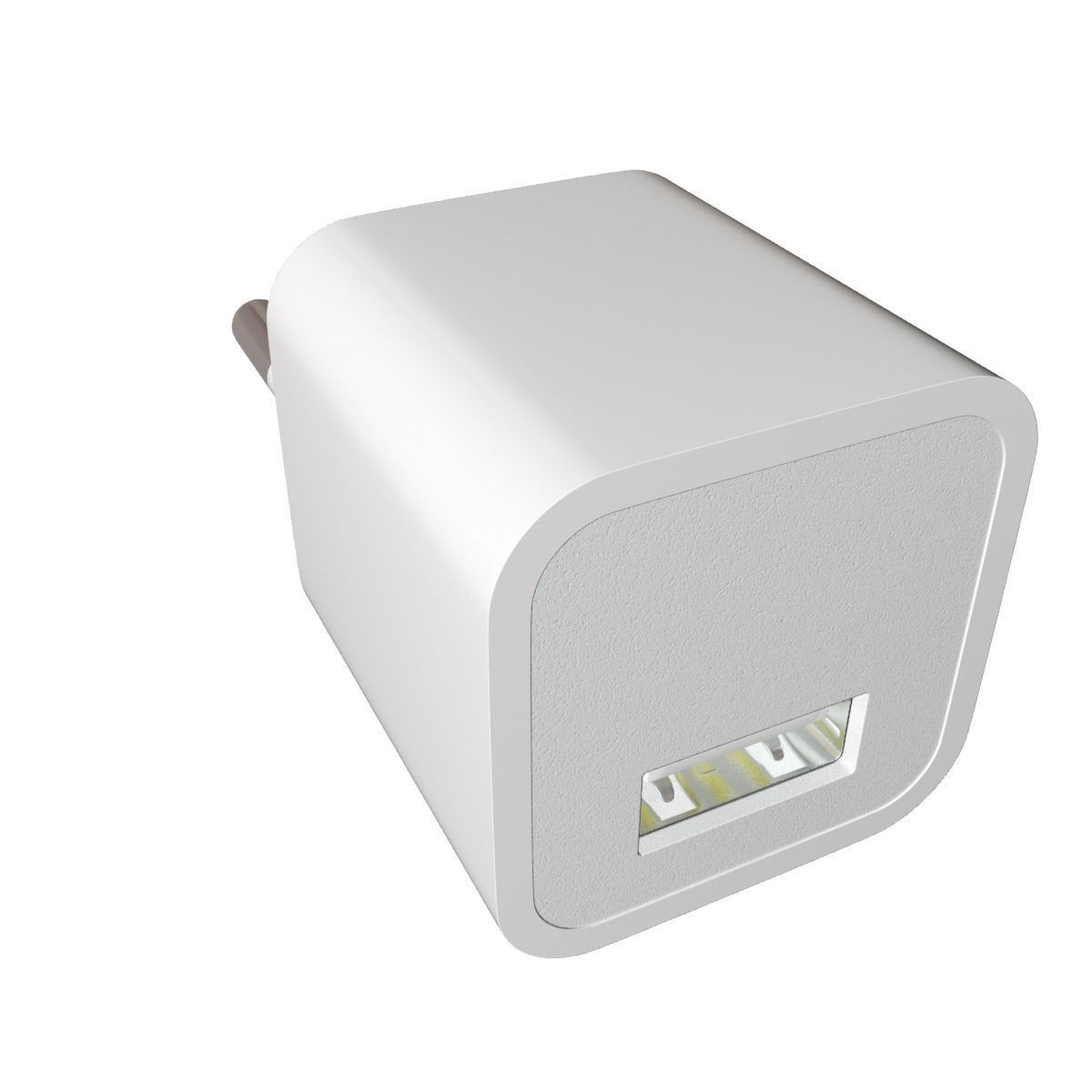 Apple 5W USB Power Adapter 3D model_0