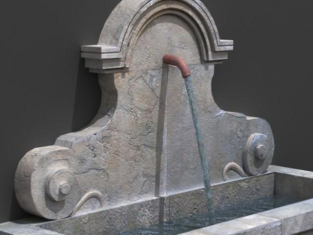 Fountain 03 3D model_3