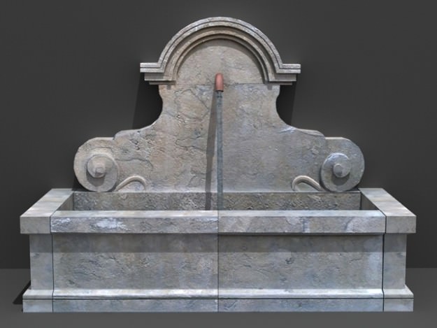 Fountain 03 3D model_1