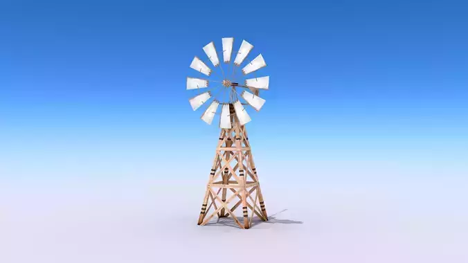 Wooden Windmill