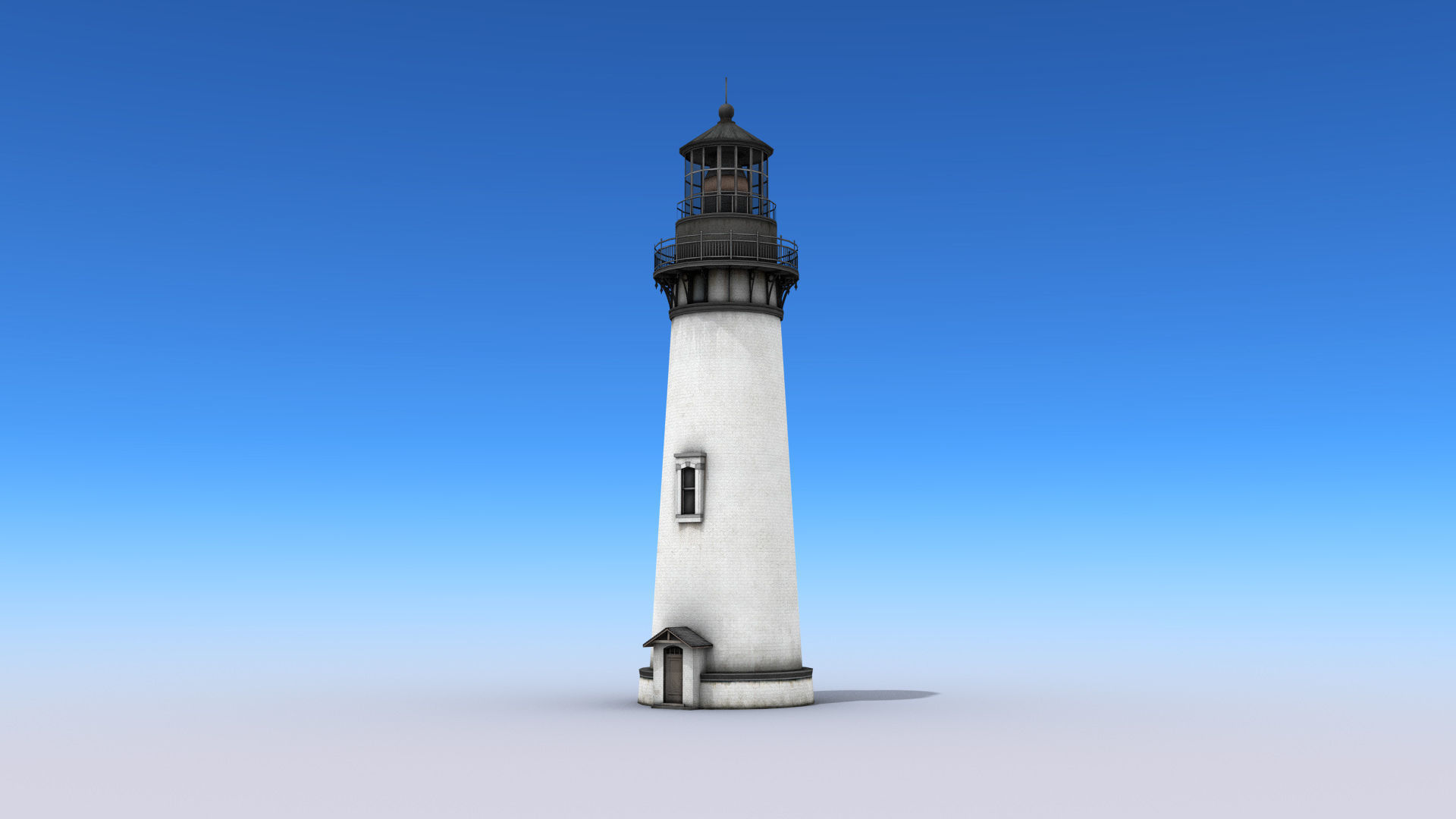 Light Tower Low-poly 3D model_1