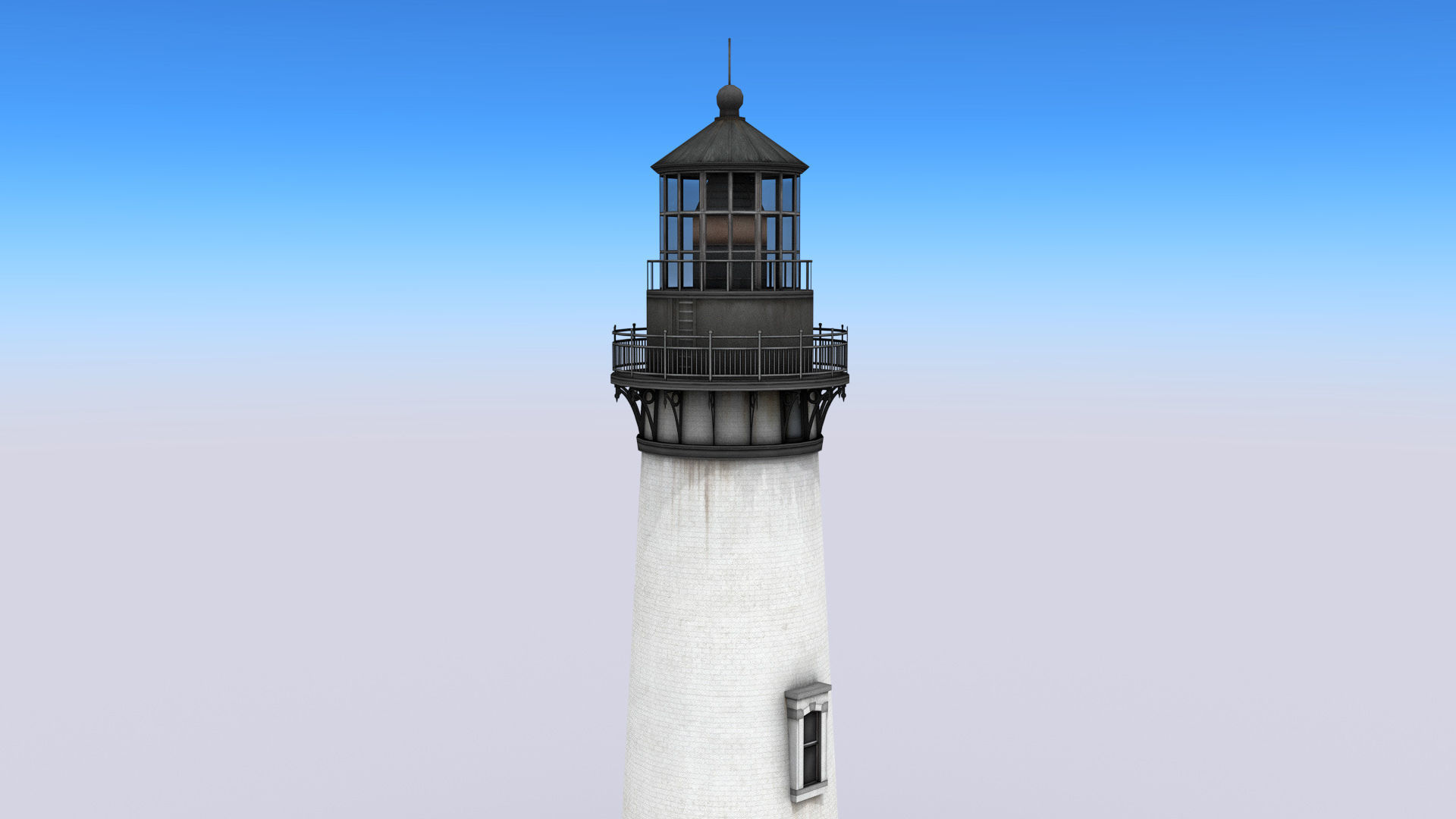 Light Tower Low-poly 3D model_4