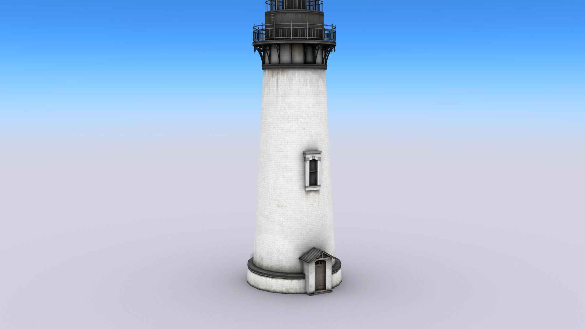 Light Tower Low-poly 3D model_3