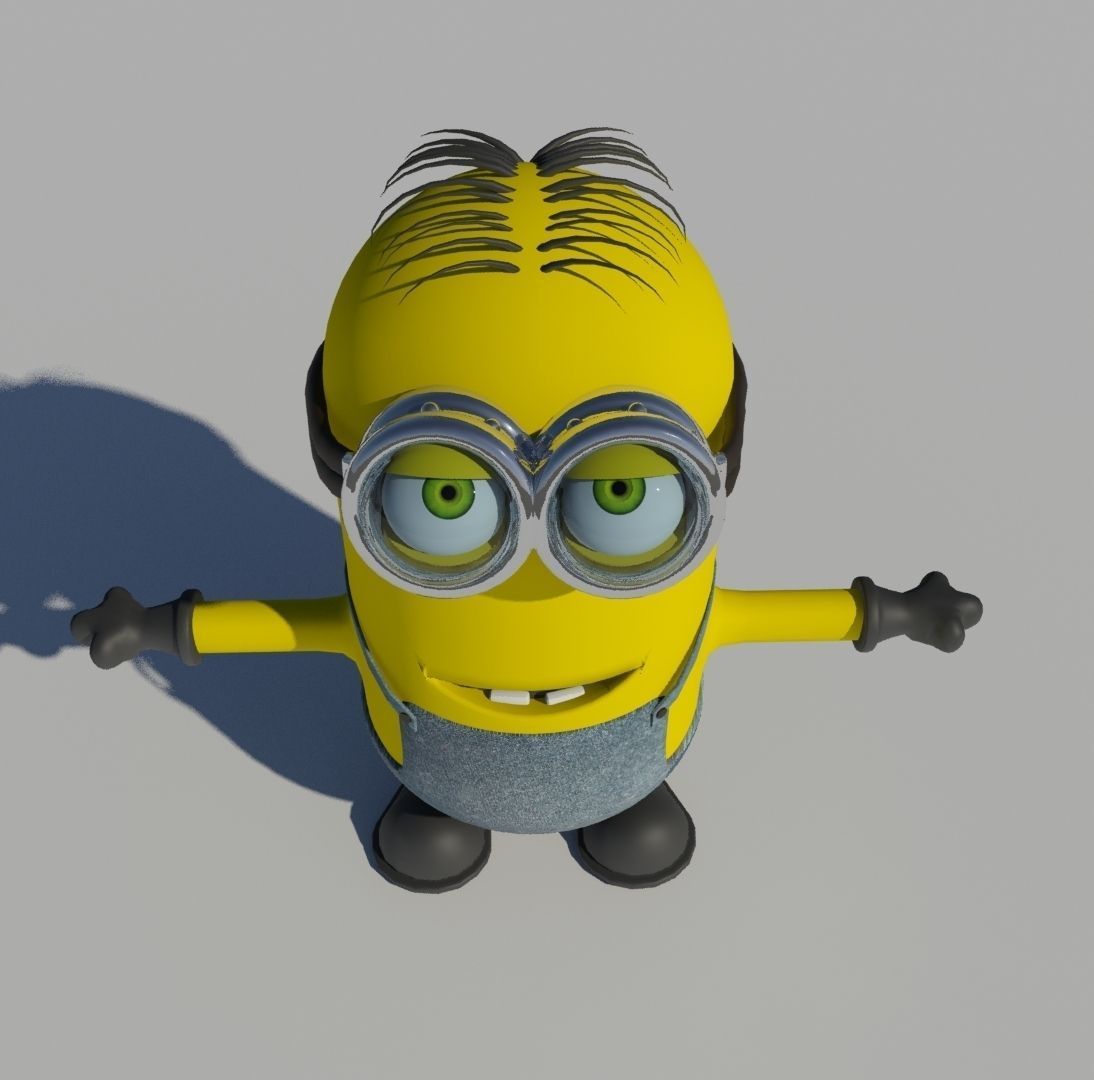 Tall Minion 3D model_3