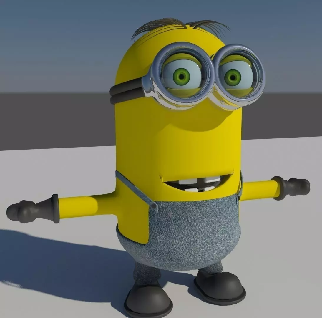 Tall Minion 3D model_0