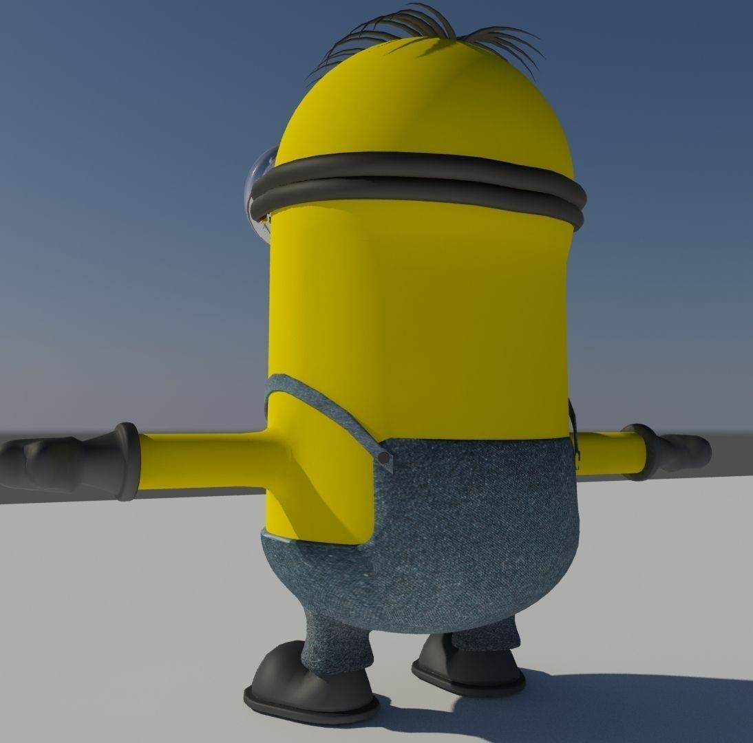 Tall Minion 3D model_4