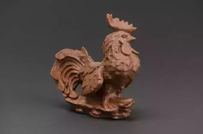 Garden Rooster Free 3D print model