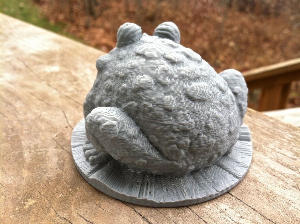 Garden Toad Free 3D print model_3