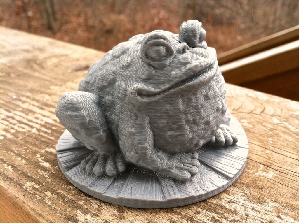 Garden Toad Free 3D print model_1