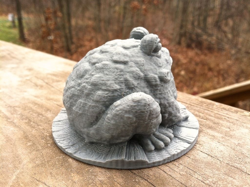 Garden Toad Free 3D print model_2
