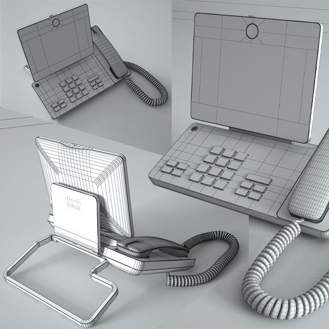 Cisco Phone DX 650 3D model_2