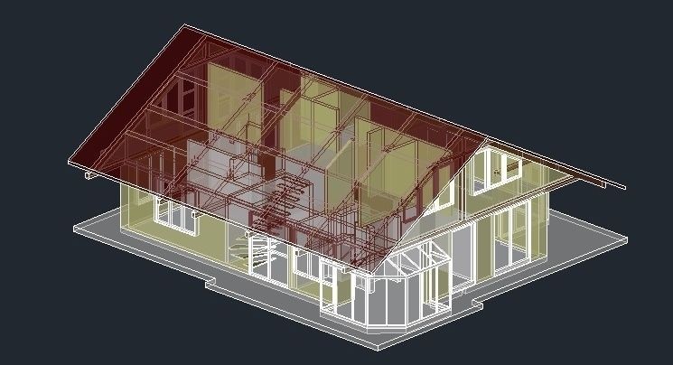 Two floor house 3D model_11