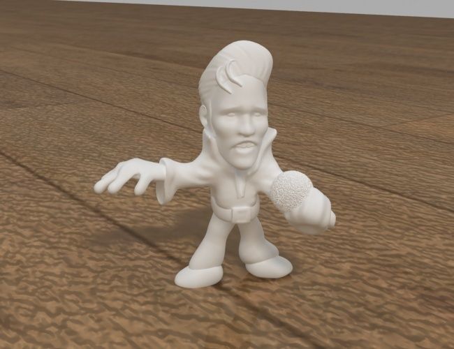 Elvis Figurine 3D print model_1