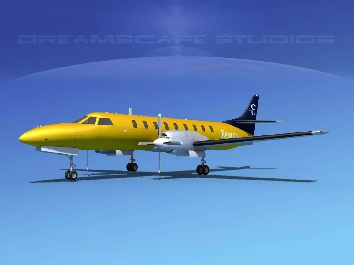 Swearingen SA226 Metroliner Epsilon Air 3D model