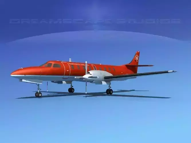 Swearingen SA226 Metroliner Northwest  3D model