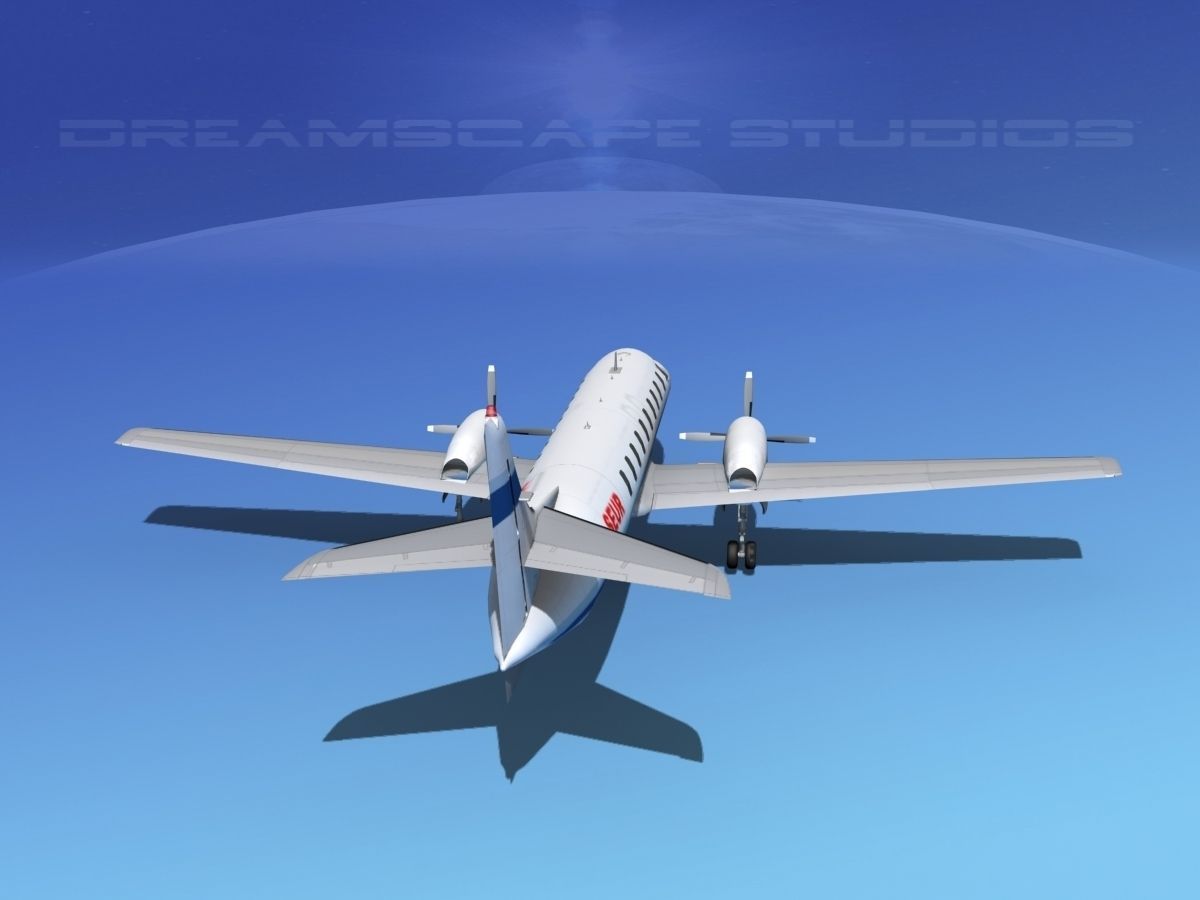 Swearingen SA226 Metroliner SEUR 3D model_6