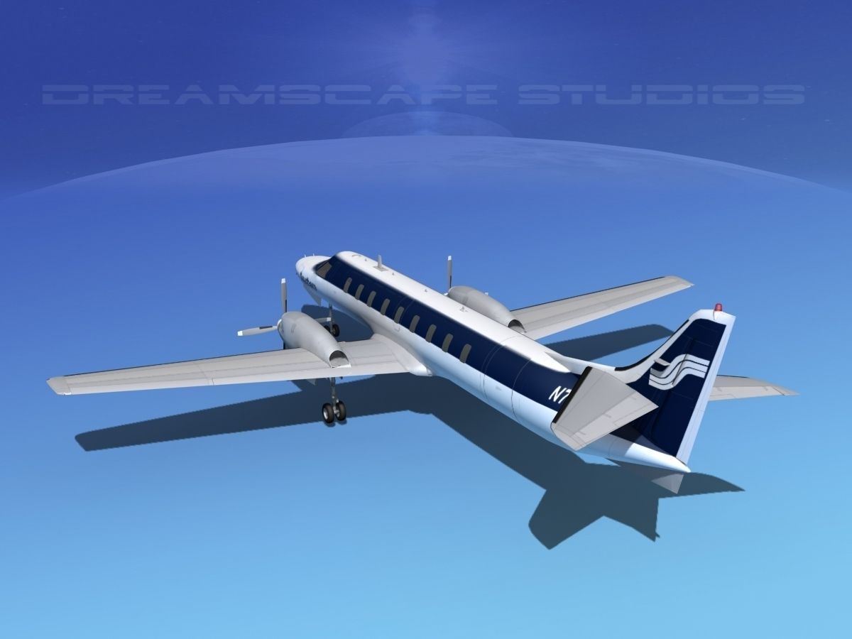Swearingen SA226 Southern Airways 3D model_7