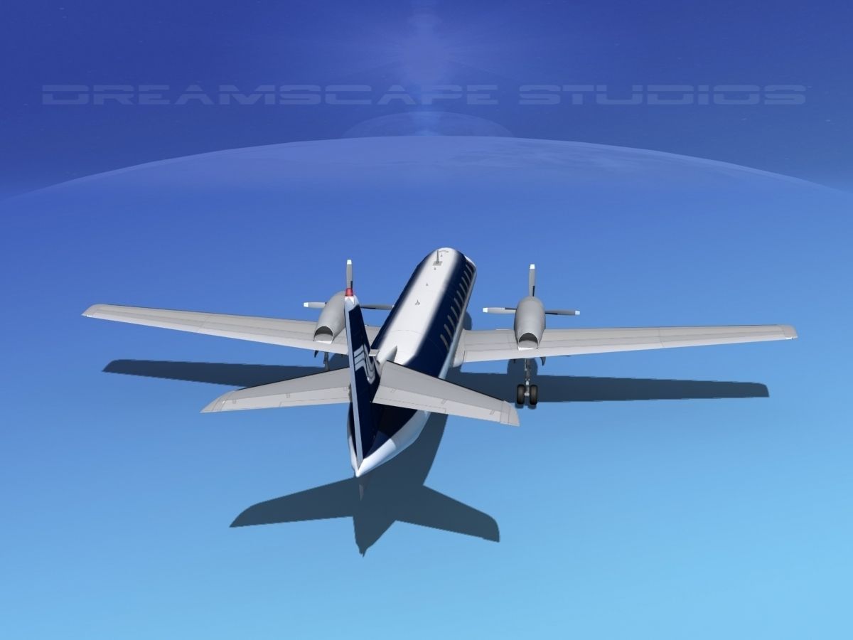 Swearingen SA226 Southern Airways 3D model_6