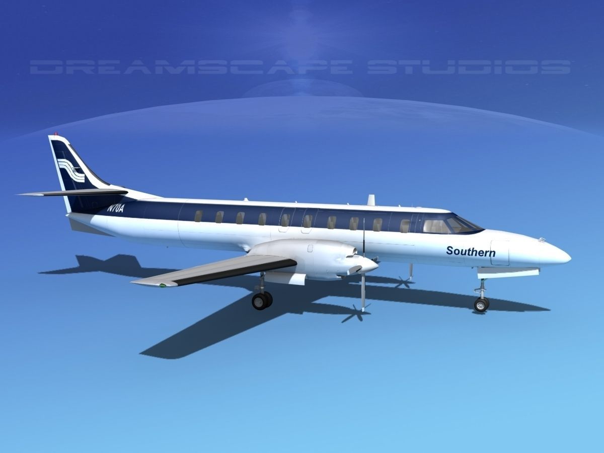 Swearingen SA226 Southern Airways 3D model_3