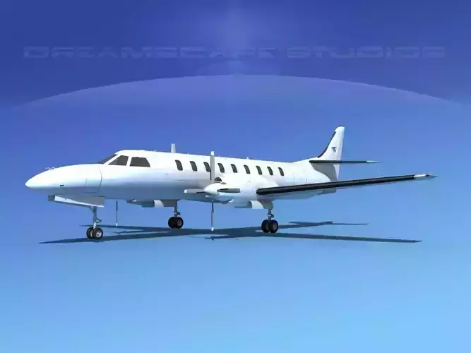 Swearingen SA226 Unmarked 1 3D model