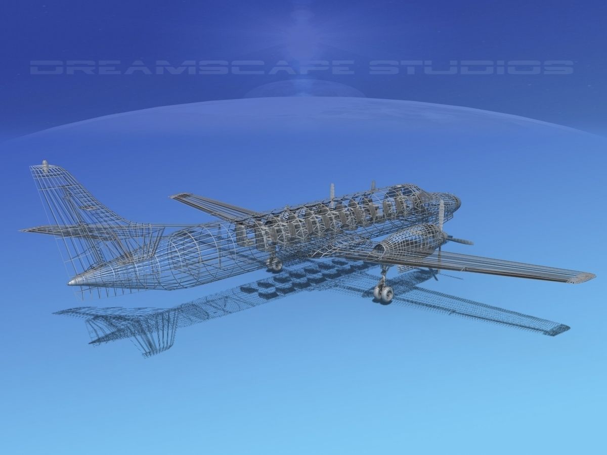 Swearingen SA226 Unmarked 2 3D model_13