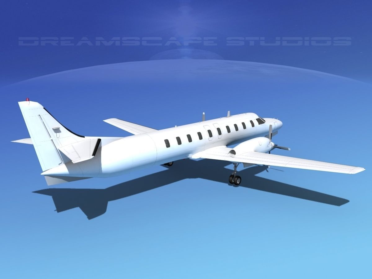 Swearingen SA226 Unmarked 2 3D model_5