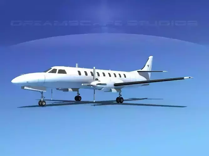 Swearingen SA226 Unmarked 2 3D model