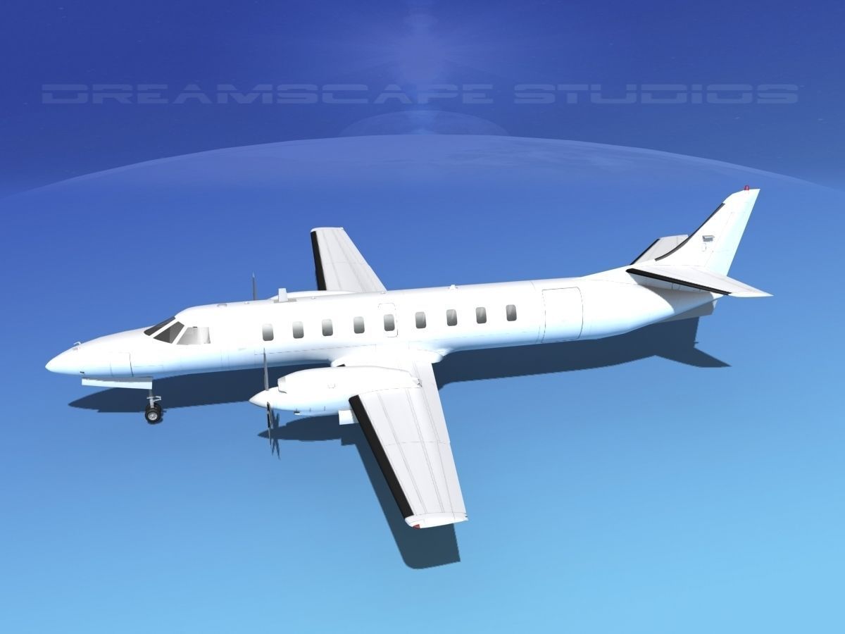 Swearingen SA226 Unmarked 2 3D model_9