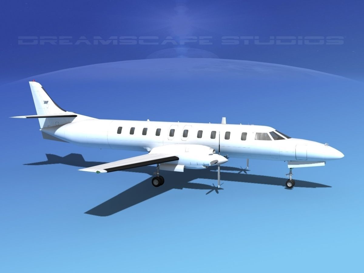 Swearingen SA226 Unmarked 2 3D model_3