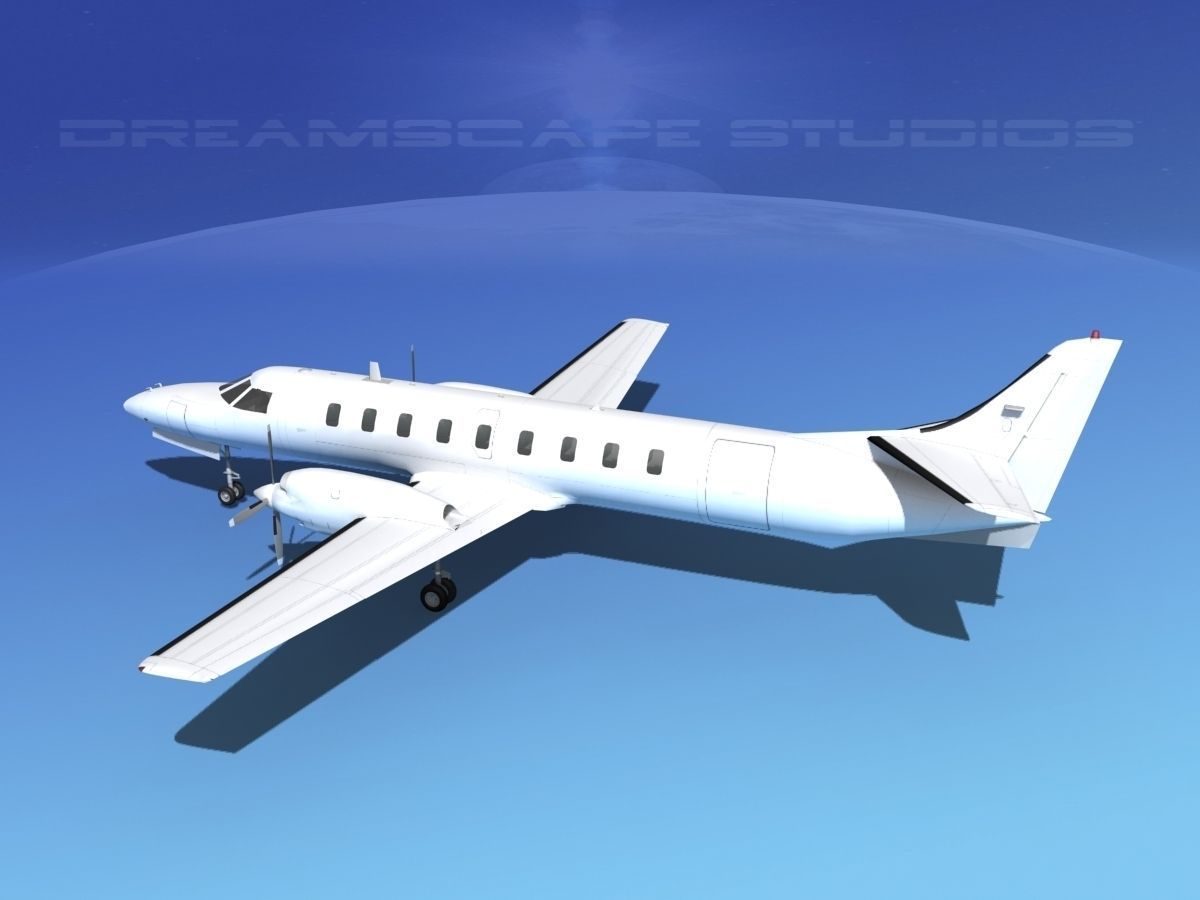 Swearingen SA226 Unmarked 2 3D model_8