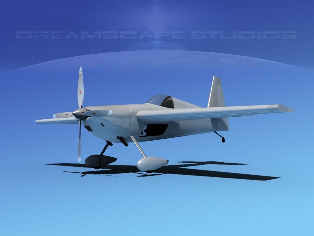 Zivko Edge 540 Bare Metal 3D model_6