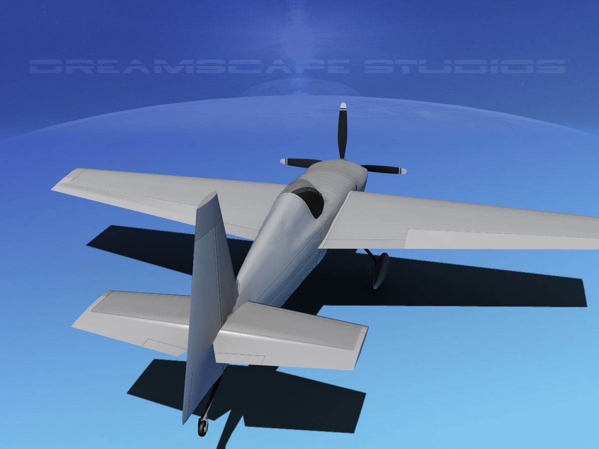 Zivko Edge 540 Bare Metal 3D model_12