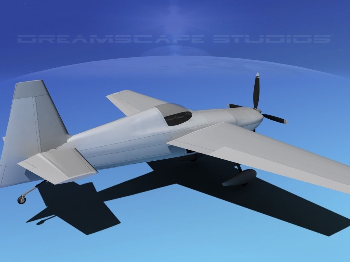 Zivko Edge 540 Bare Metal 3D model_11