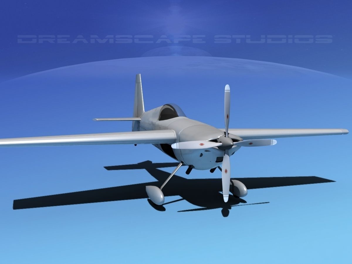 Zivko Edge 540 Bare Metal 3D model_8