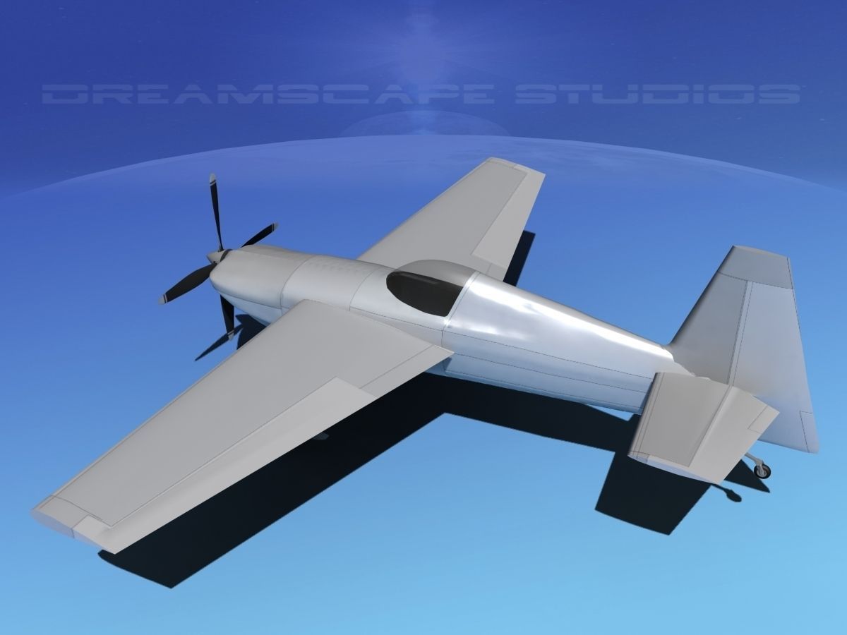 Zivko Edge 540 Bare Metal 3D model_14