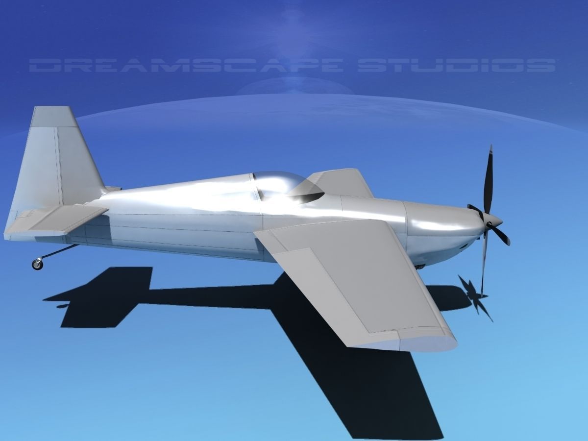 Zivko Edge 540 Bare Metal 3D model_10