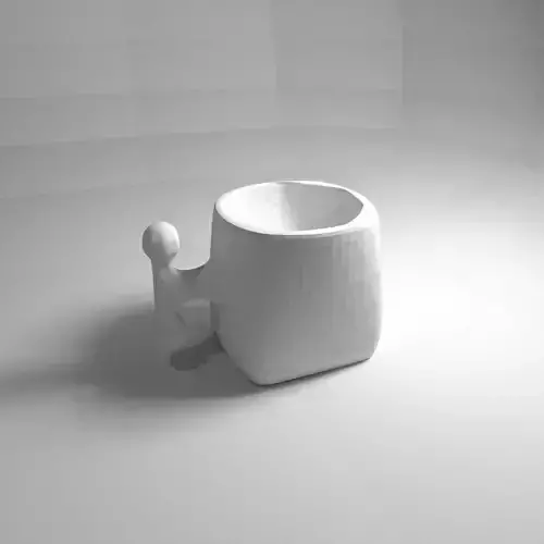 round square cup 3D print model