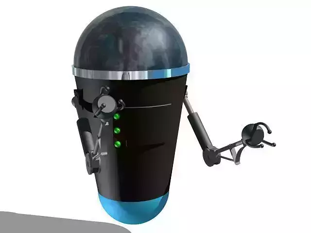 Psychic Robot Sidekick Free 3D model