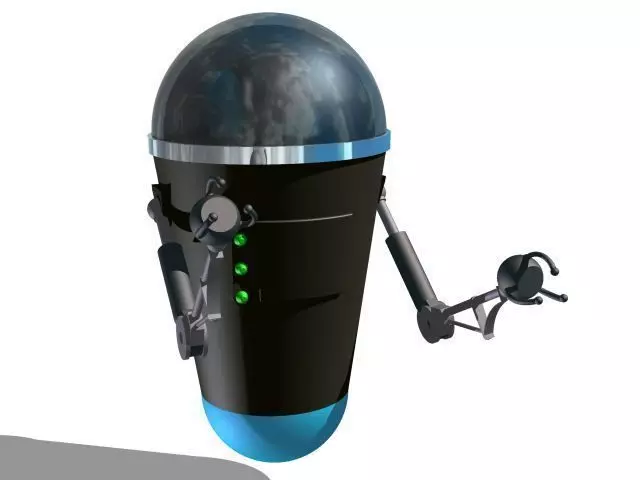 Psychic Robot Sidekick Free 3D model_0