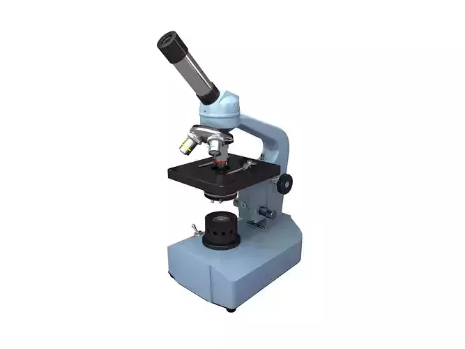 Microscope Free 3D model
