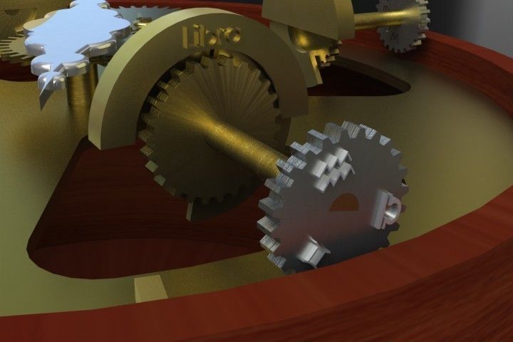 Steampunk Puzzle Box Free 3D model_1