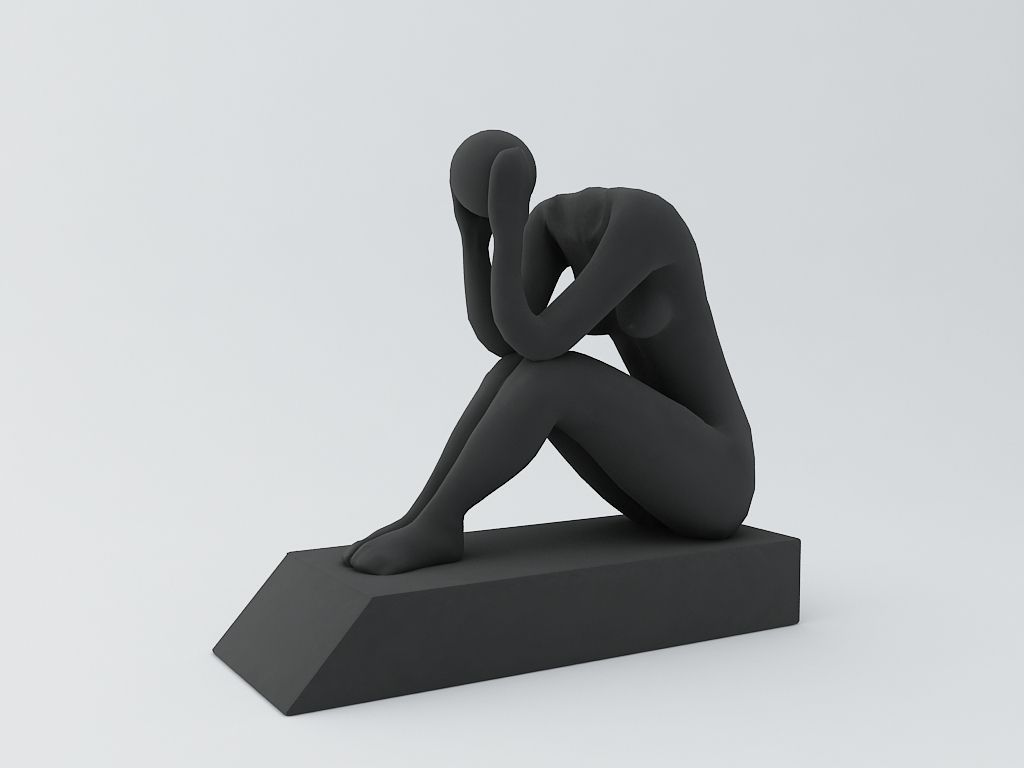 Female Sculpture 2 3D print model_2