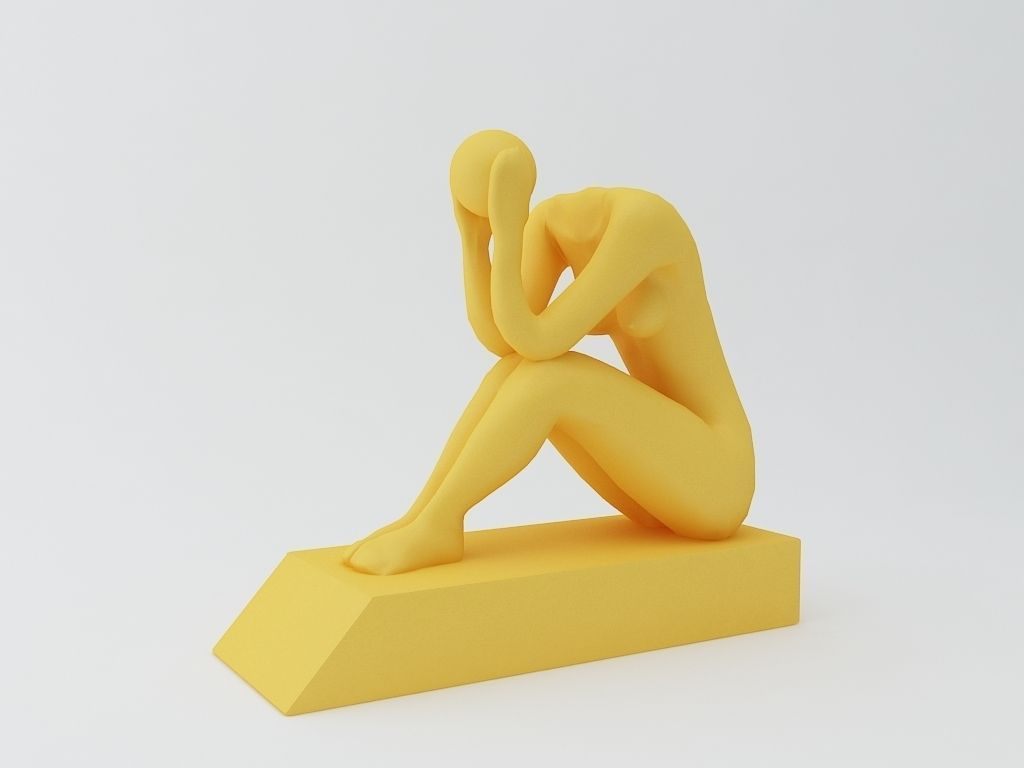 Female Sculpture 2 3D print model_5
