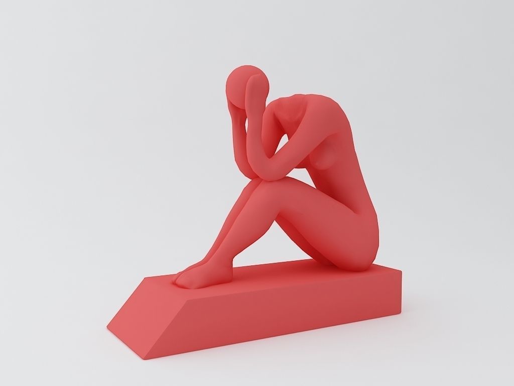 Female Sculpture 2 3D print model_3