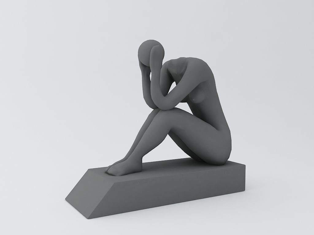 Female Sculpture 2 3D print model_6