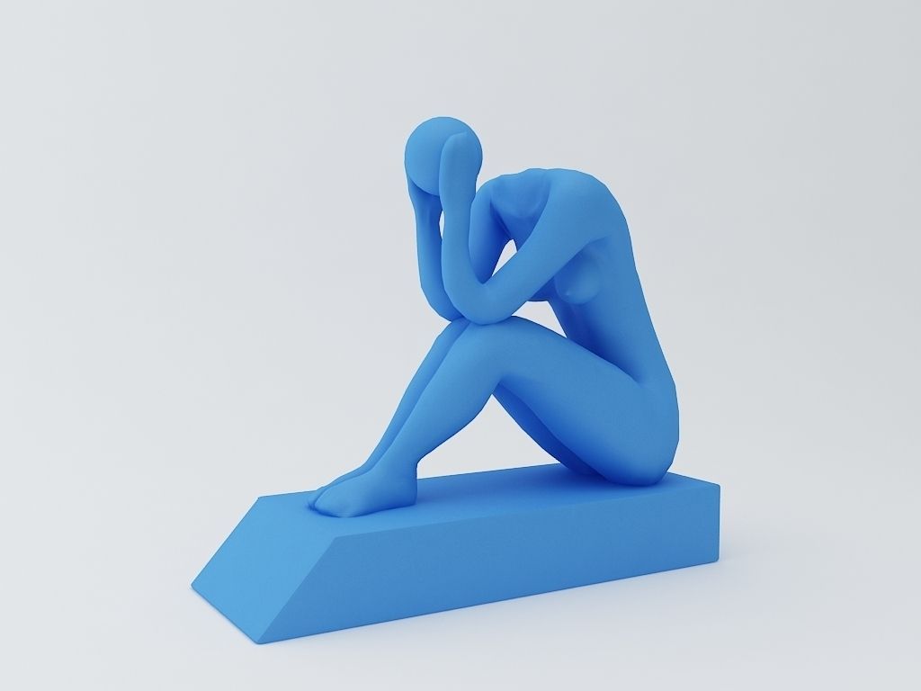 Female Sculpture 2 3D print model_4