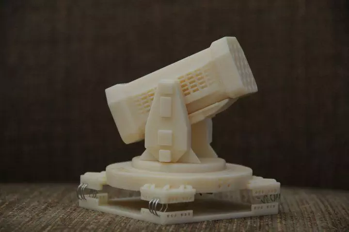 Raytheon Rolling Airframe Missile Launcher Free 3D model
