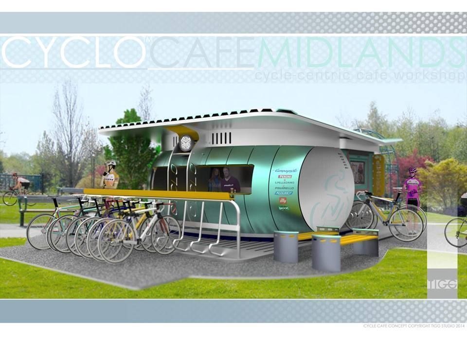 Cyclo Cafe Concept Free 3D model_2